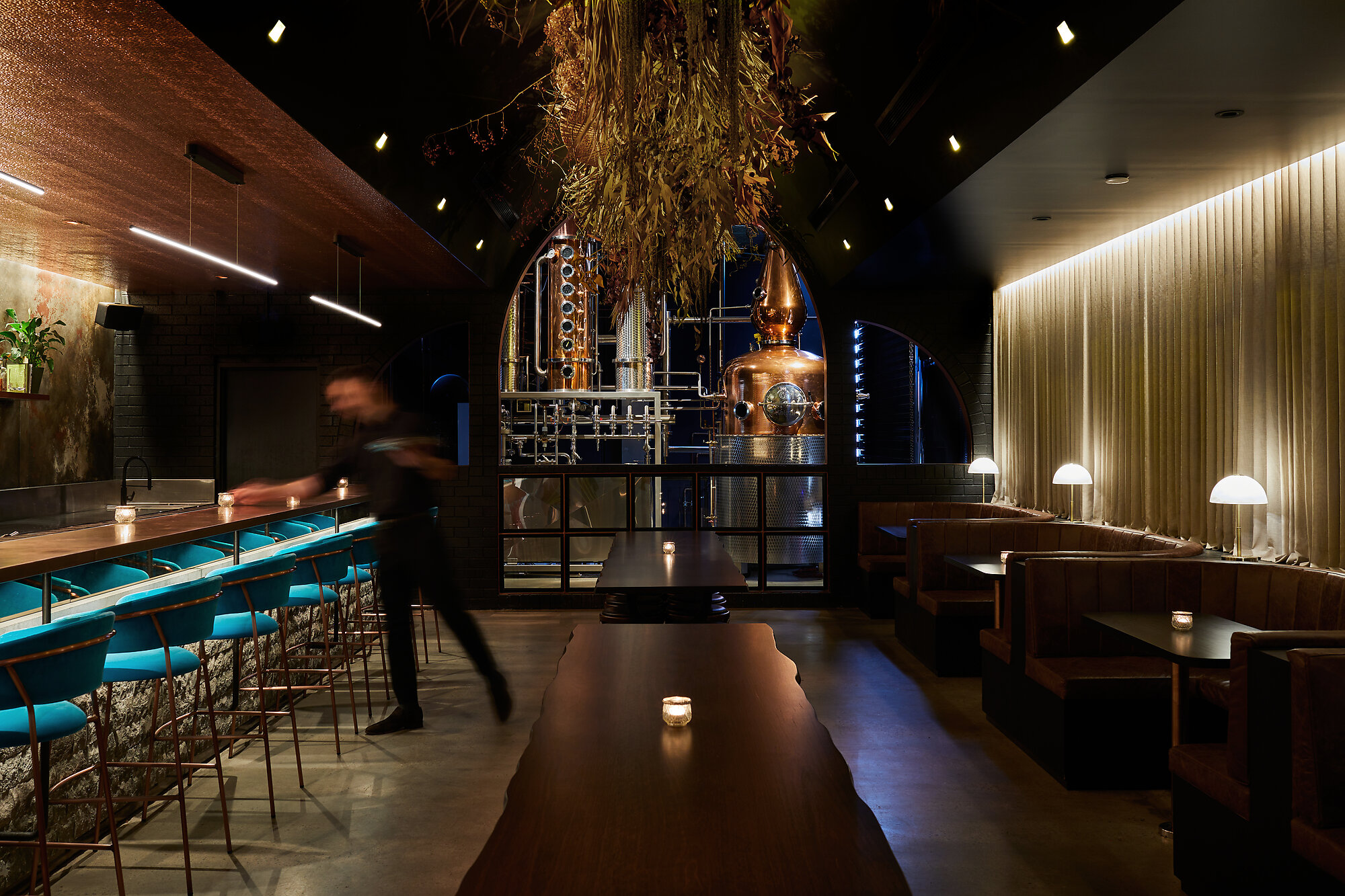 Interior photograph of Naught Gin by Graham Denholm